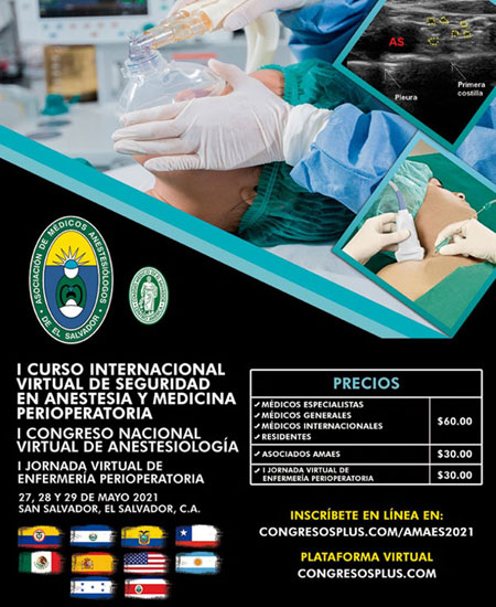 I Curso Internacional Virtual de Seguridad en Anestesia y Medicina Perioperatoria