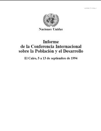 Informe de la Conferencia Internacional sobre la Población y el Desarrollo