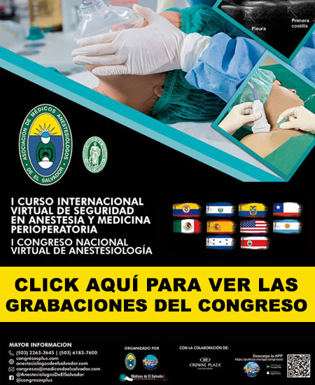 I Curso Internacional Virtual de Seguridad en Anestesia y Medicina Perioperatoria
