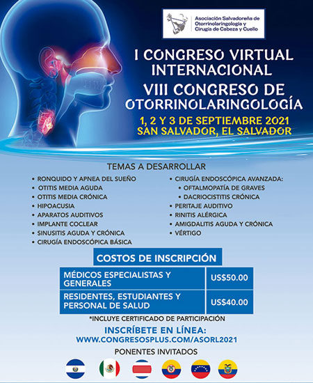 I Congreso Virtual Internacional de Otorrinolaringología