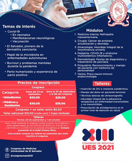 Congreso de Medicina UES 2021
