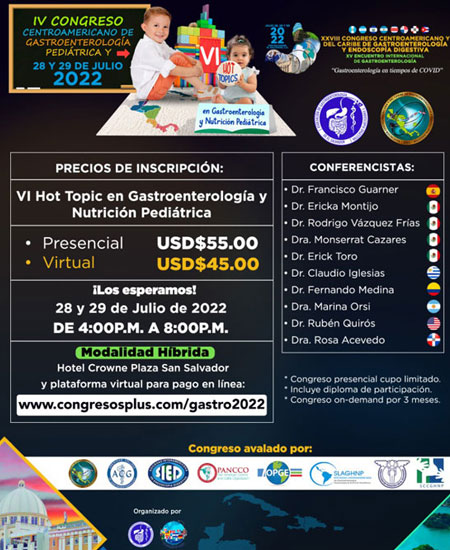  VI Hot Topic en Gastroenterologia Pediátrica